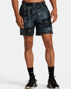 RVCA Athletic Shorts|Athletic Shorts>YOGGER STRETCH 17" ATHLETIC SHORTS
