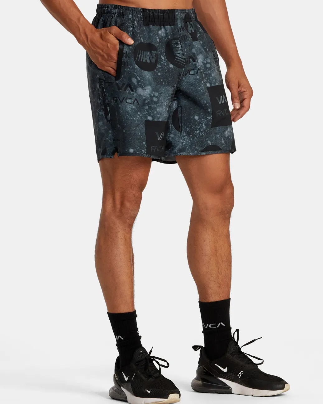 RVCA Athletic Shorts|Athletic Shorts>YOGGER STRETCH 17" ATHLETIC SHORTS