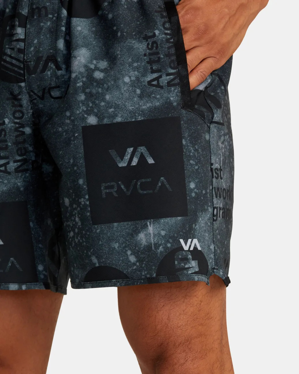 RVCA Athletic Shorts|Athletic Shorts>YOGGER STRETCH 17" ATHLETIC SHORTS