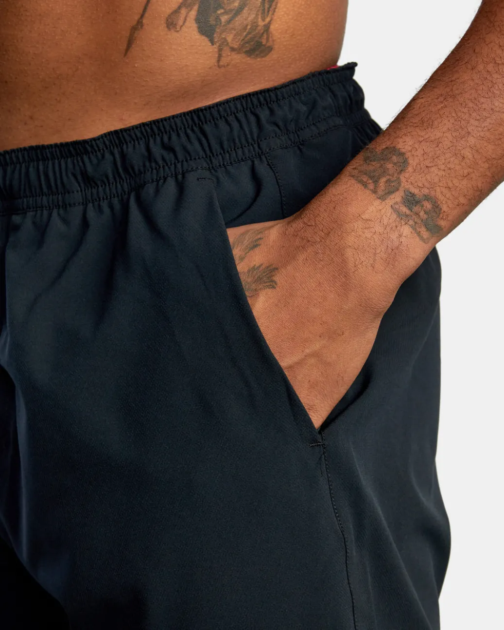 RVCA Athletic Shorts|Athletic Shorts>YOGGER TRAIN 2-IN-1 17" WORKOUT SHORTS