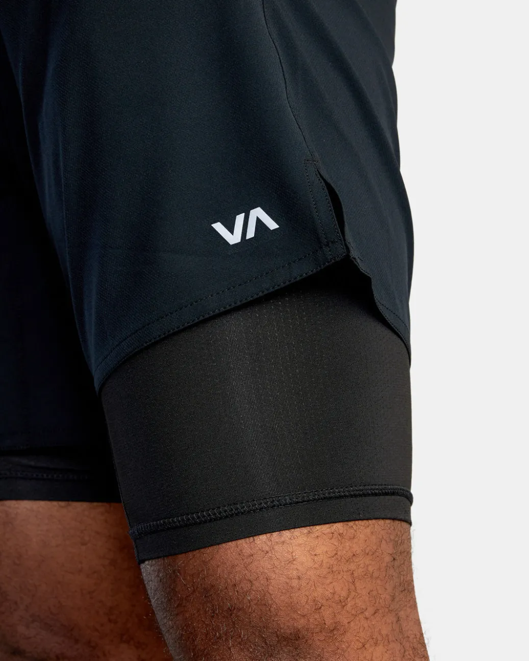 RVCA Athletic Shorts|Athletic Shorts>YOGGER TRAIN 2-IN-1 17" WORKOUT SHORTS