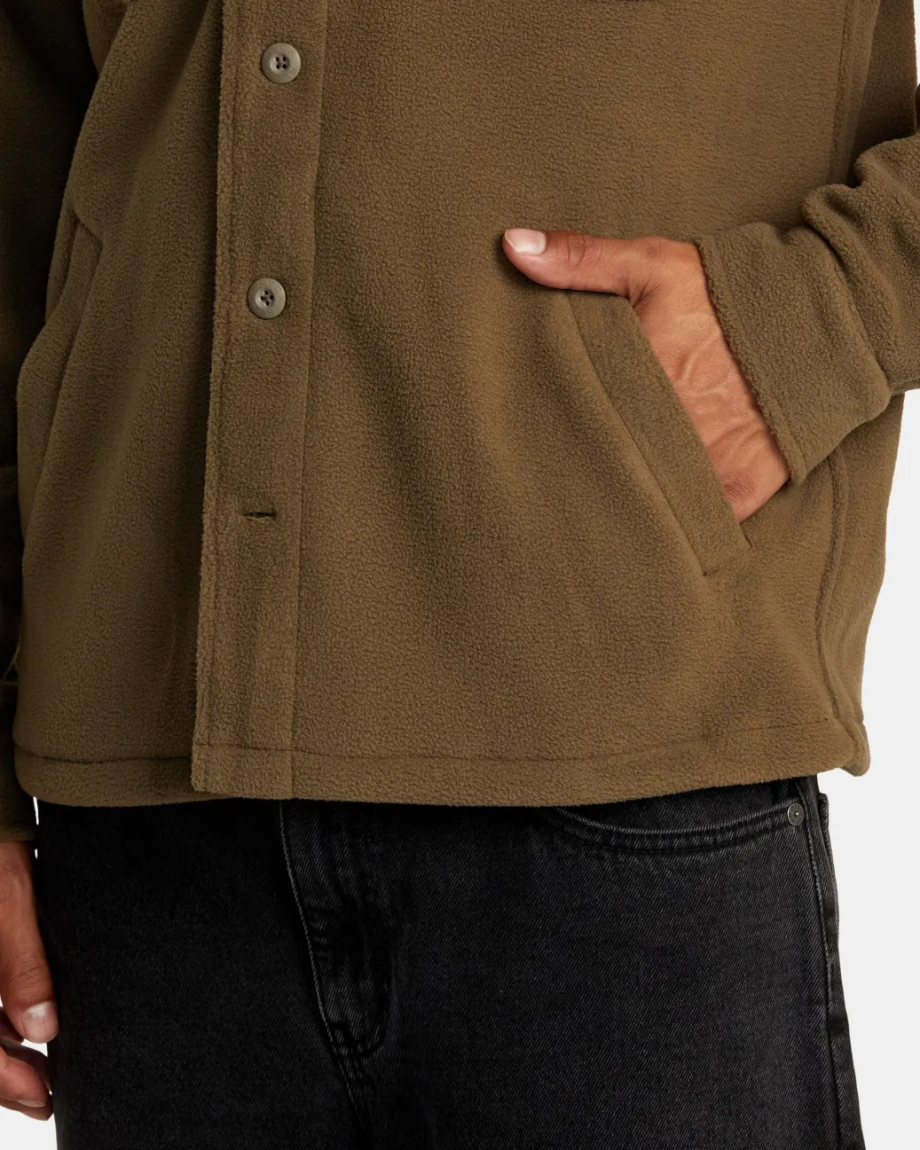 RVCA Jackets|Shirts / Flannels>YUKON HI PILE FLEECE SHIRT JACKET