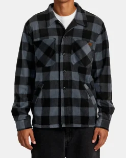 RVCA Jackets|Shirts / Flannels>YUKON HI PILE FLEECE SHIRT JACKET