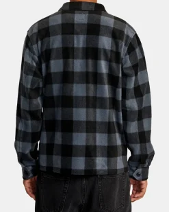 RVCA Jackets|Shirts / Flannels>YUKON HI PILE FLEECE SHIRT JACKET